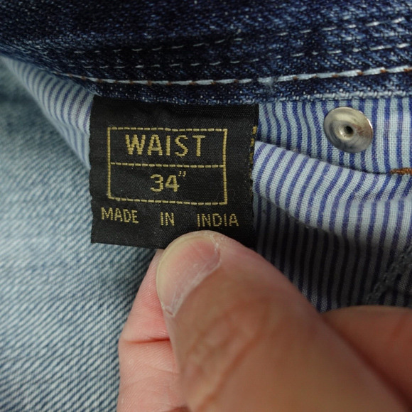 Lawman Jeans Womens Size 34x34 Bootcut Flared Light Wash Western Rodeo Cowboy - Picture 10 of 12